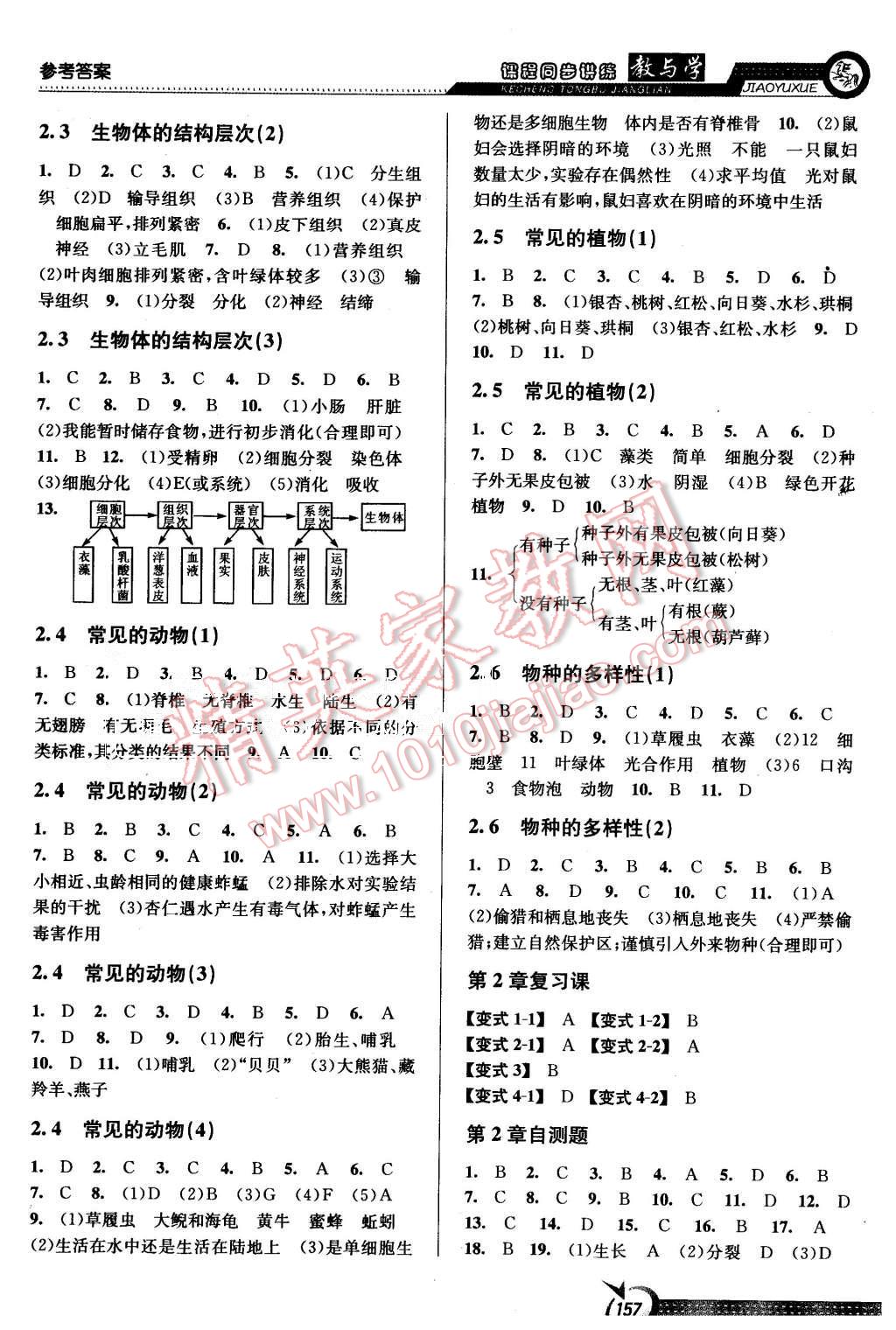 2015教與學(xué)課程同步講練七年級(jí)科學(xué)上冊(cè)浙教版2015教與學(xué)課程同步講練 第3頁(yè)