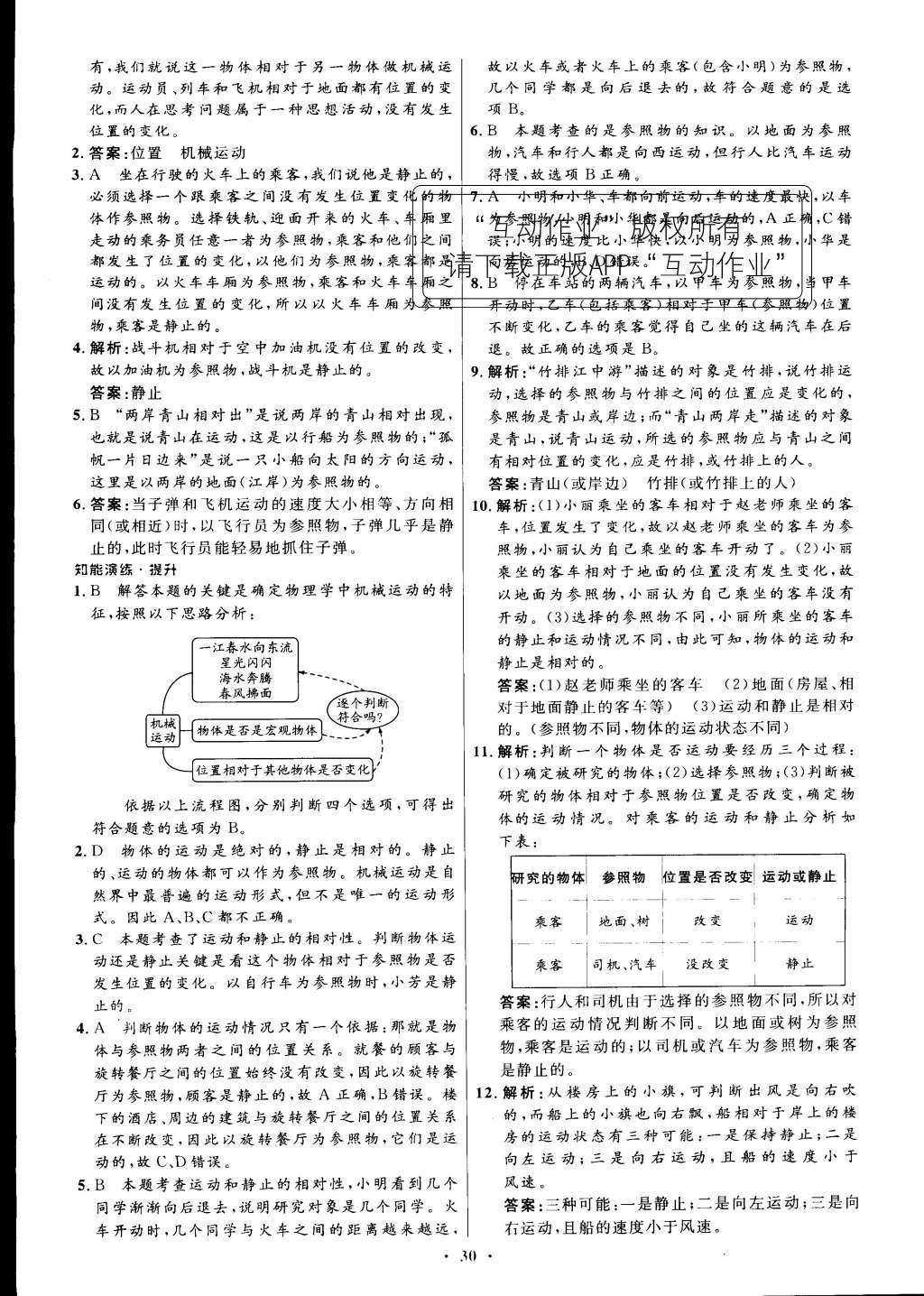 2015年初中同步测控优化设计八年级物理上册人教版 正文答案与解析第38页