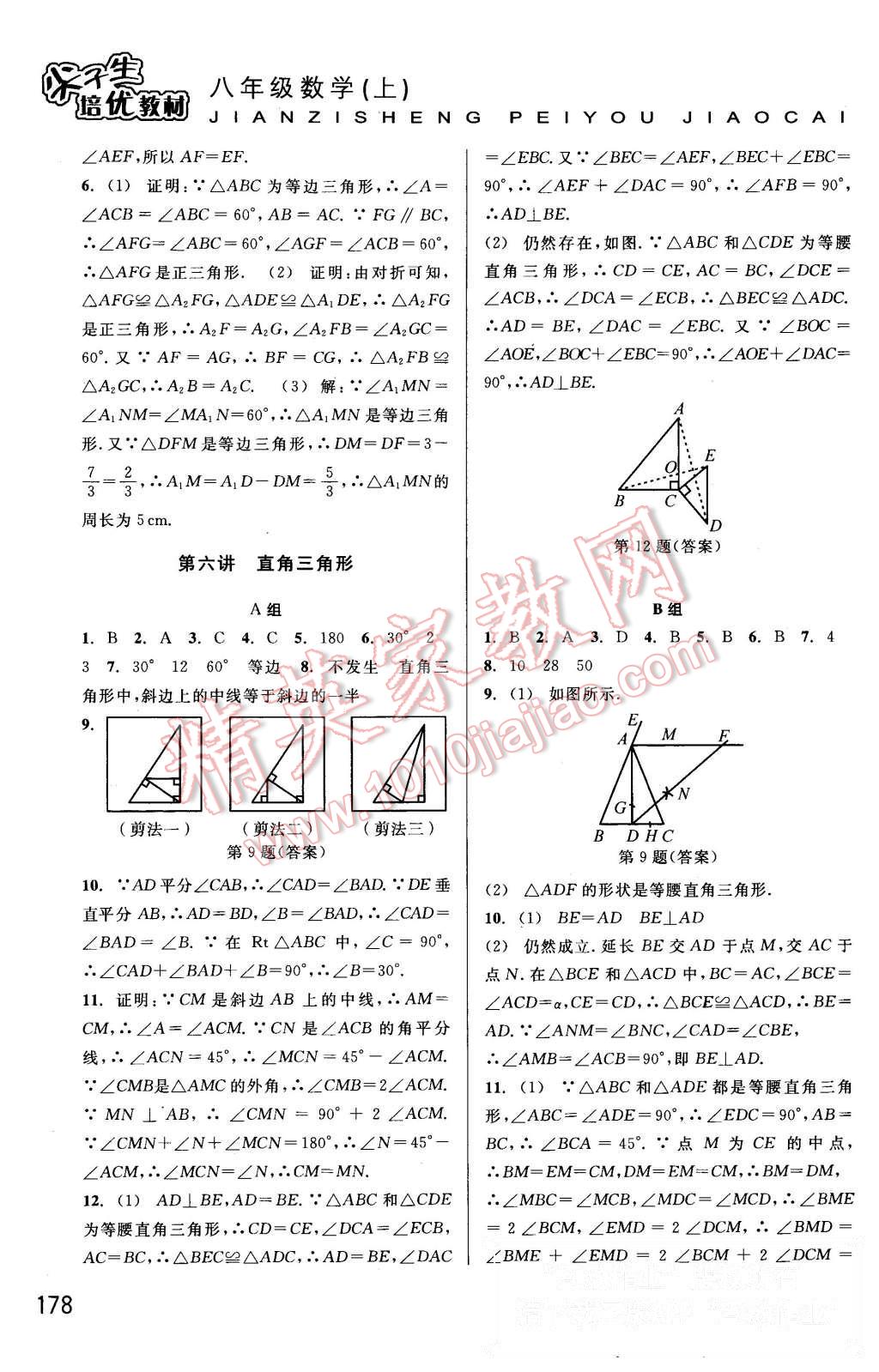 2015年尖子生培優(yōu)教材八年級數(shù)學(xué)上冊浙教版 第7頁