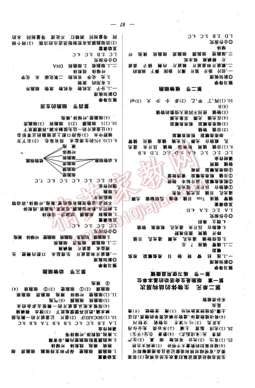 2015年351高效课堂导学案七年级生物上册人教版 第2页