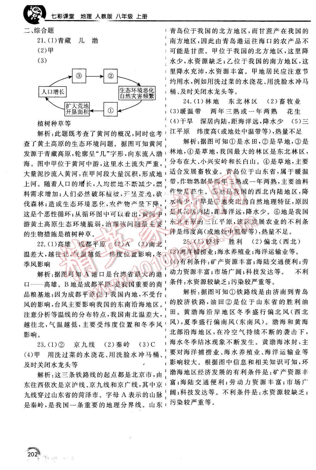 2015年初中一點(diǎn)通七彩課堂八年級(jí)地理上冊(cè)人教版 第20頁(yè)