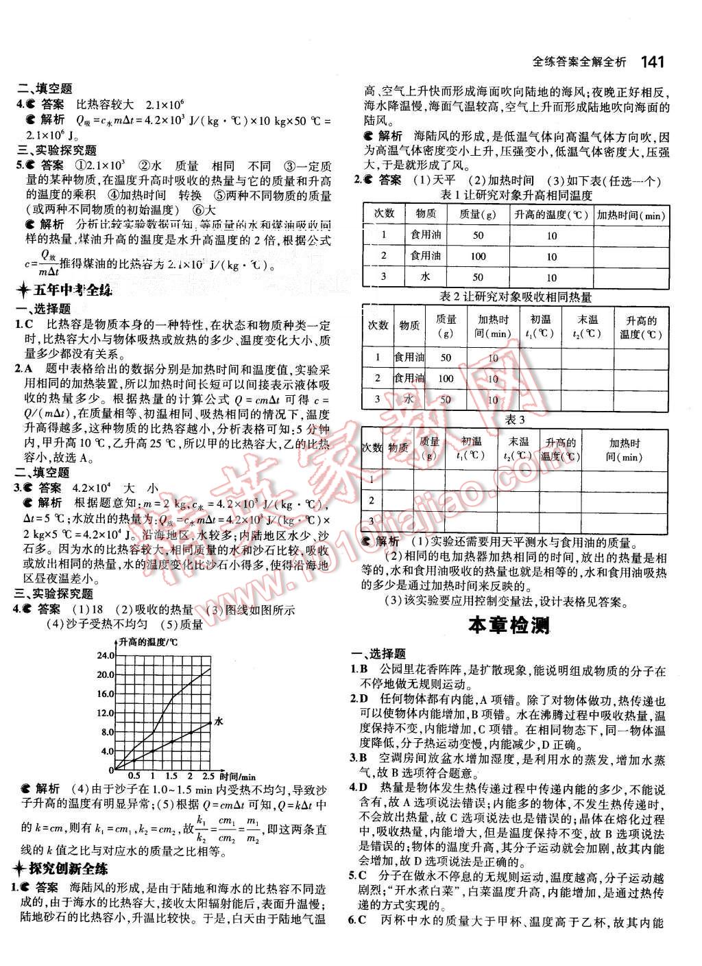 2015年5年中考3年模拟初中物理九年级全一册人教版 第3页