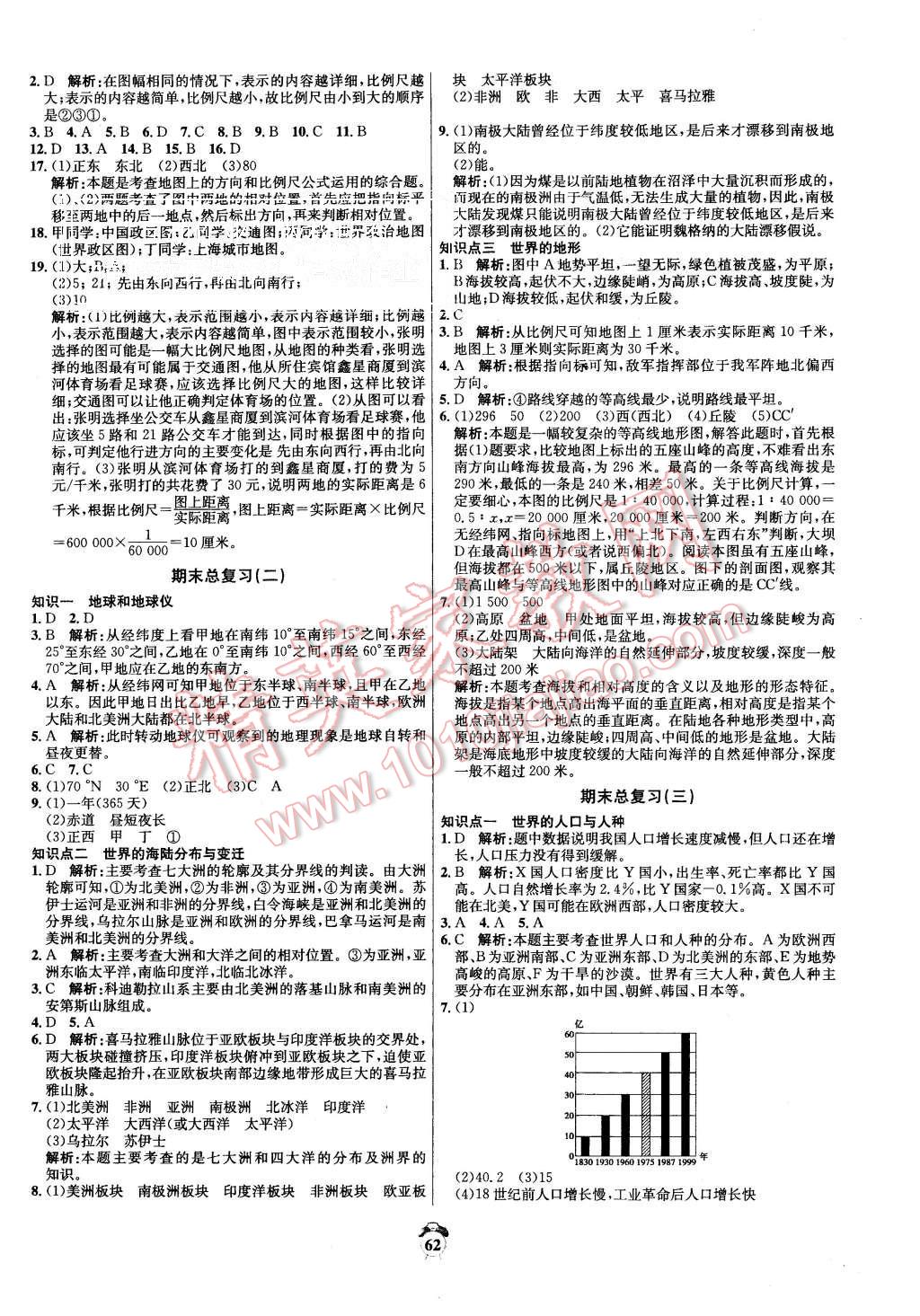 2015年陽光奪冠七年級(jí)地理上冊湘教版 第6頁