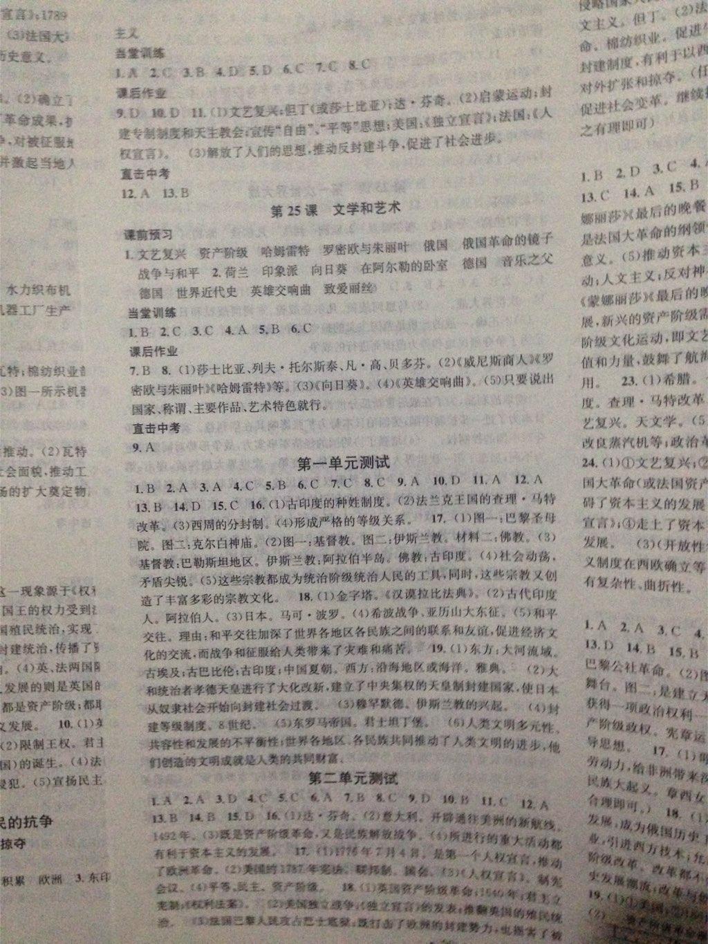 名校課堂滾動(dòng)學(xué)習(xí)法九年級(jí)歷史上冊(cè)譯林版 第10頁