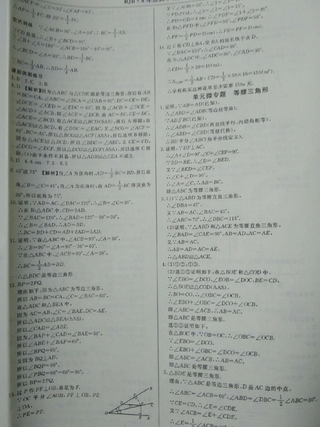 2015年高效通教材精析精練八年級數(shù)學上冊人教版 第16頁