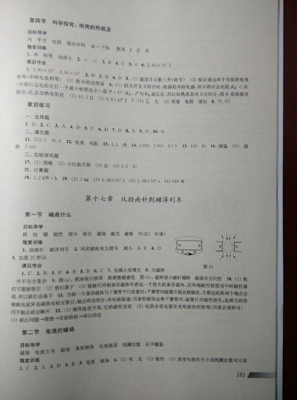 新课程初中物理同步训练九年级全一册 第9页