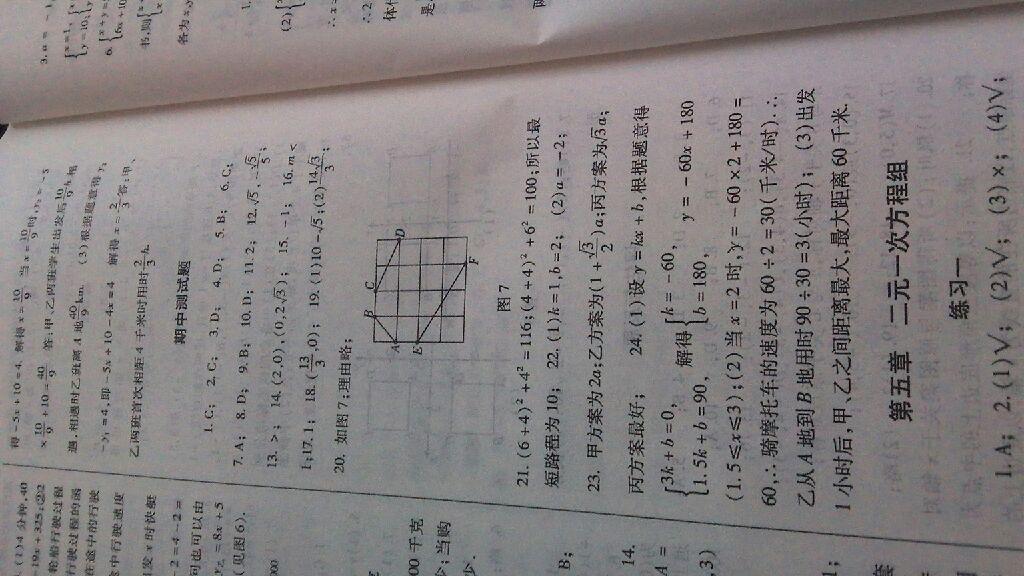 配套綜合練習八年級數(shù)學上冊北師大版 第10頁