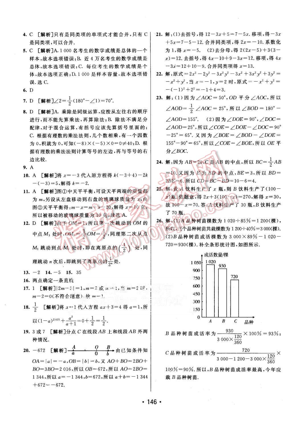 2015年同行學(xué)案七年級(jí)數(shù)學(xué)上冊(cè)湘教版 第26頁(yè)