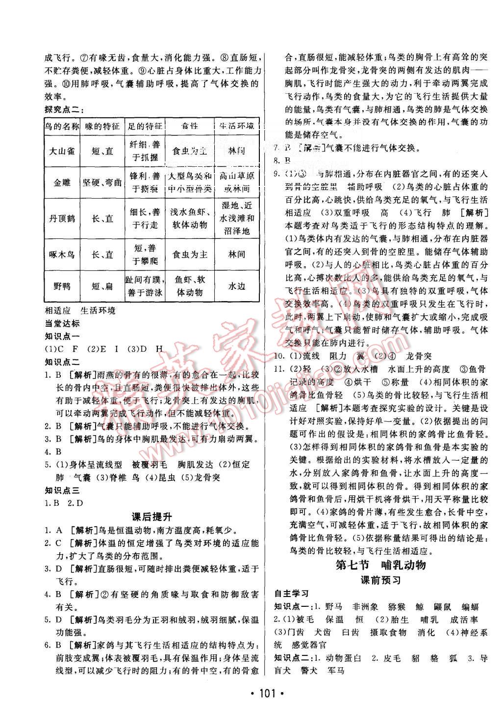 2015年同行學(xué)案八年級生物上冊人教版 第5頁