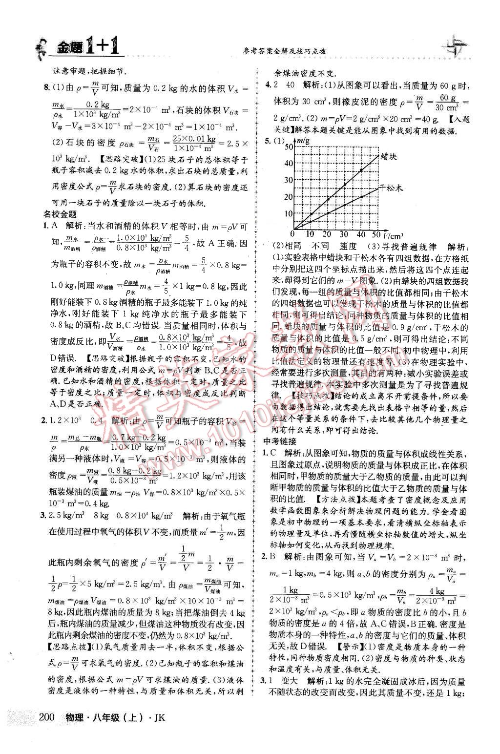 2015年金題1加1八年級物理上冊教科版 第48頁