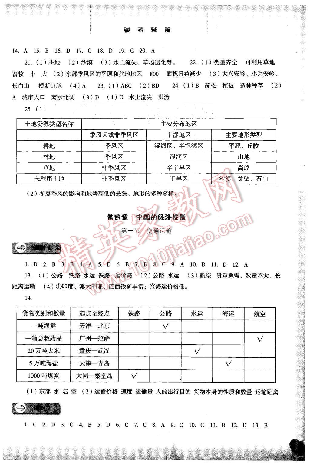 2015年同步訓練八年級地理上冊人教版 第8頁