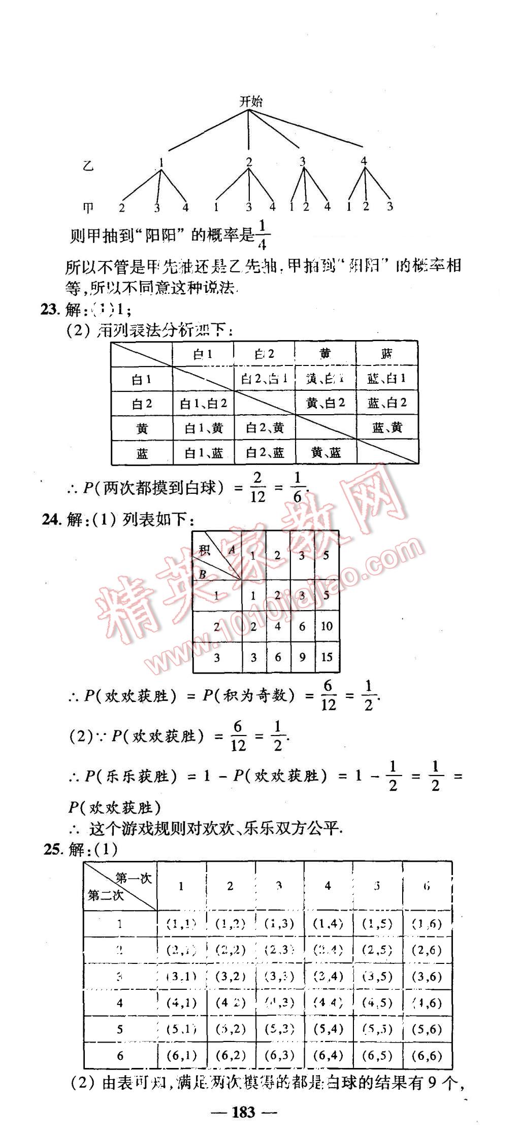 2015年高效學(xué)案金典課堂九年級(jí)數(shù)學(xué)上冊(cè)人教版 第39頁(yè)