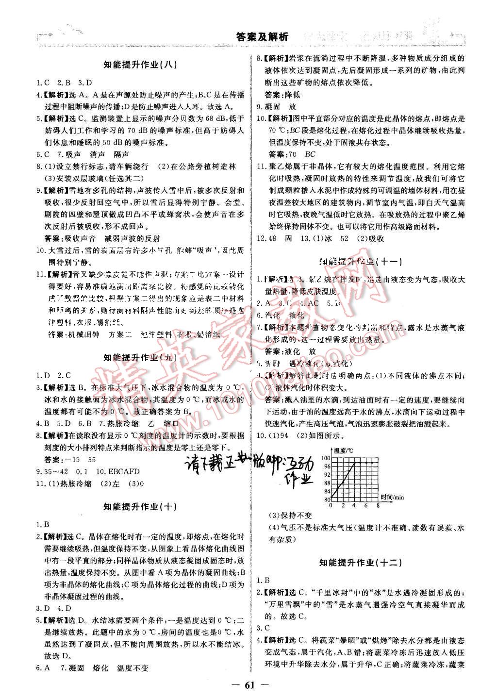 2015年陽光課堂金牌練習(xí)冊(cè)八年級(jí)物理上冊(cè)人教版 第13頁