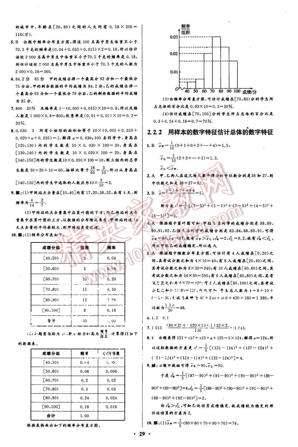 2015年高中同步測控優(yōu)化設(shè)計數(shù)學(xué)必修3人教A版 第29頁