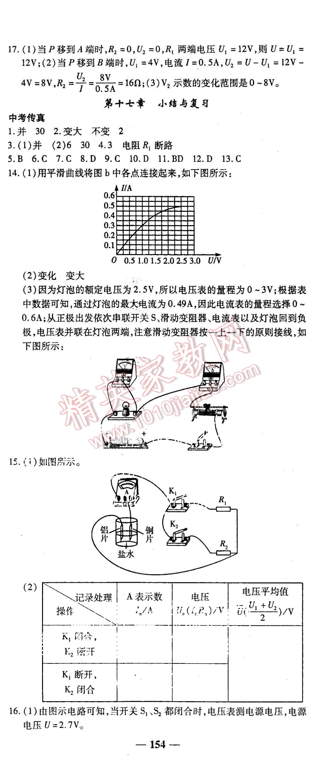 2015年高效學(xué)案金典課堂九年級(jí)物理上冊(cè)人教版 第20頁(yè)