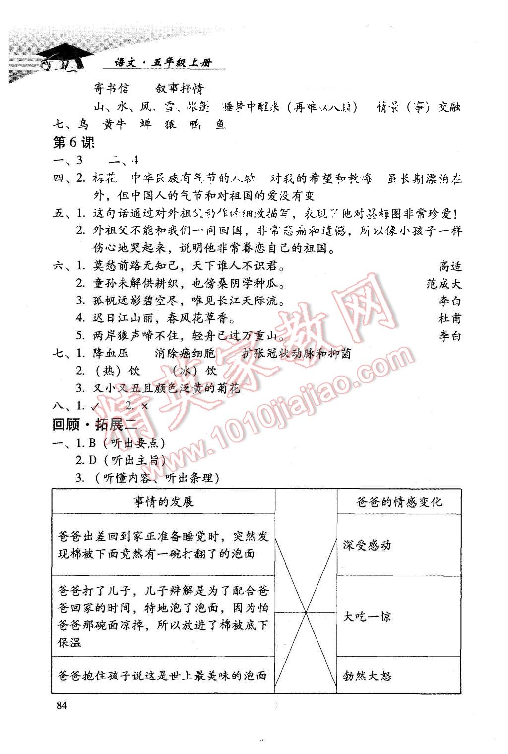 2015年學(xué)習(xí)探究診斷五年級語文上冊人教版 第2頁