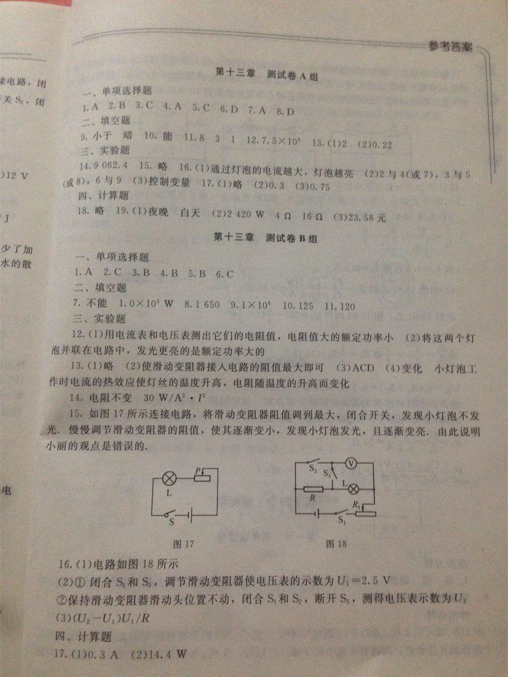 伴你學九年級物理全一冊北師大版 第11頁