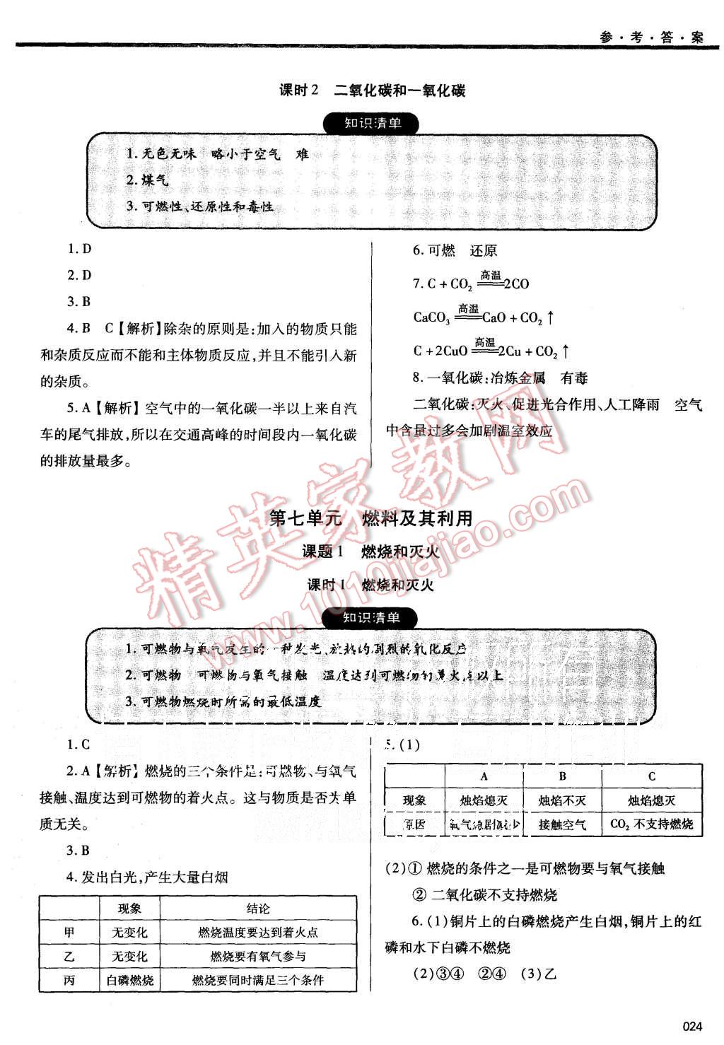 2015年學習質量監(jiān)測九年級化學上冊人教版 第24頁