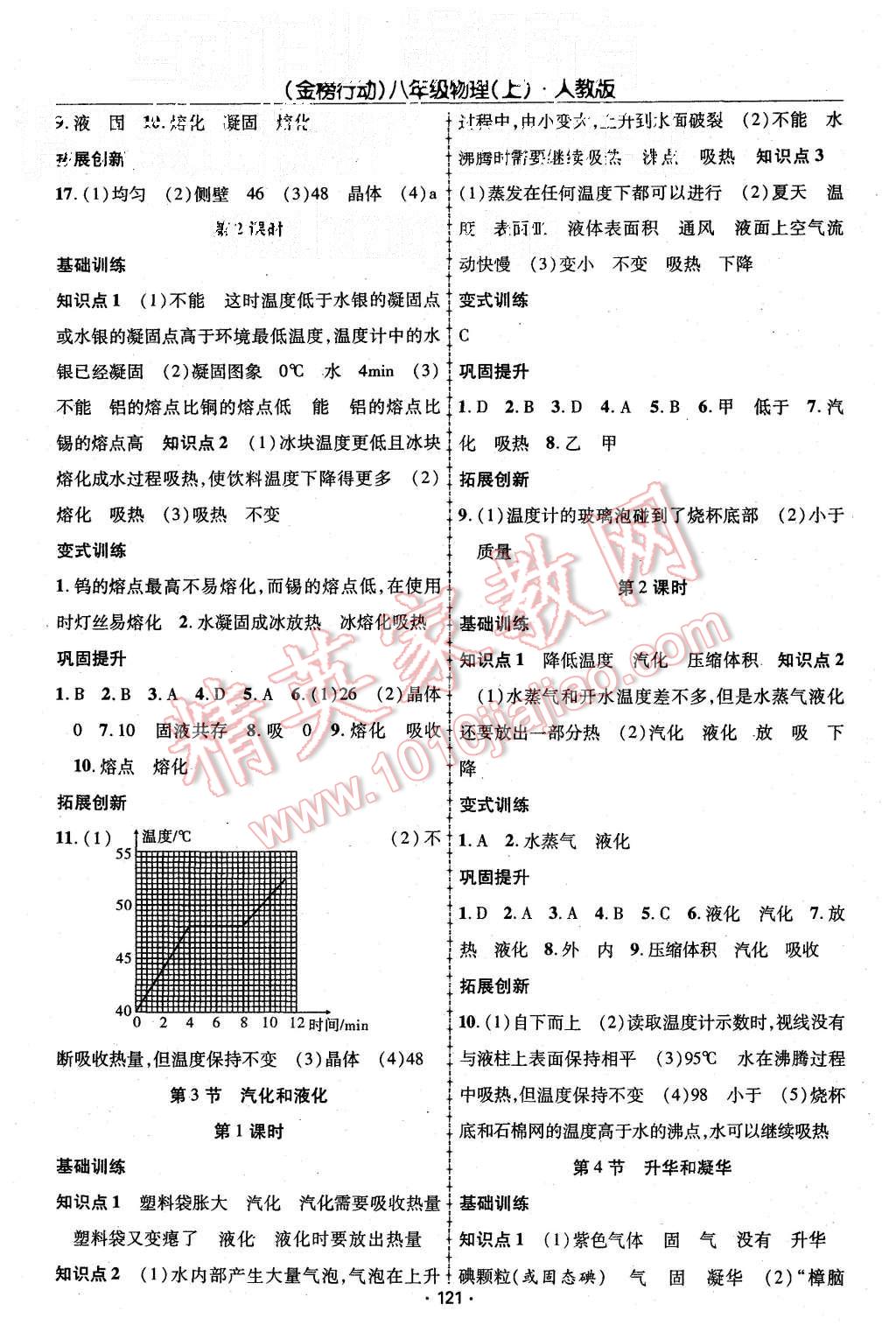 2015年金榜行動(dòng)課時(shí)導(dǎo)學(xué)案八年級(jí)物理上冊(cè)人教版 第5頁(yè)