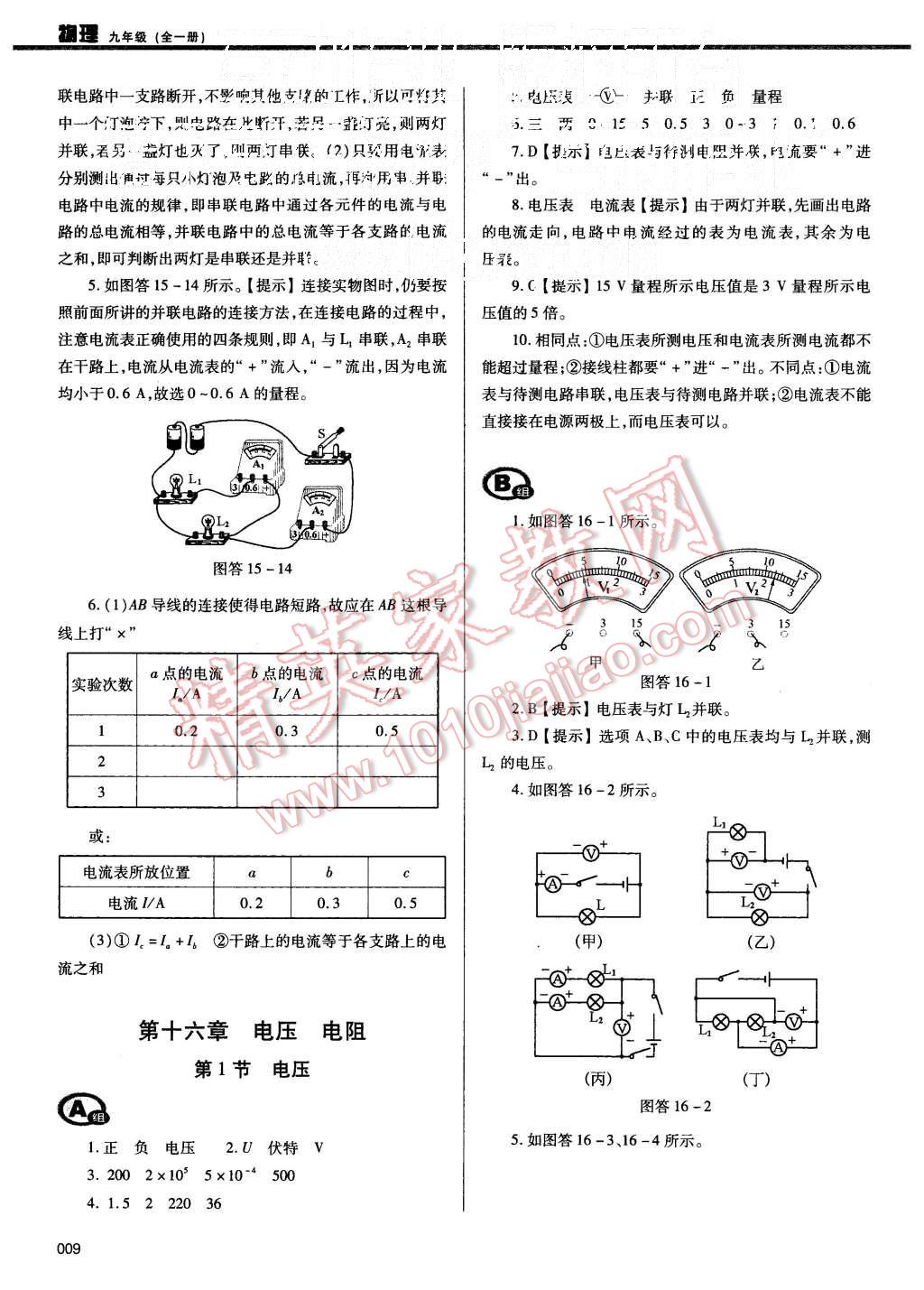 2015年學(xué)習(xí)質(zhì)量監(jiān)測九年級物理全一冊人教版 第9頁