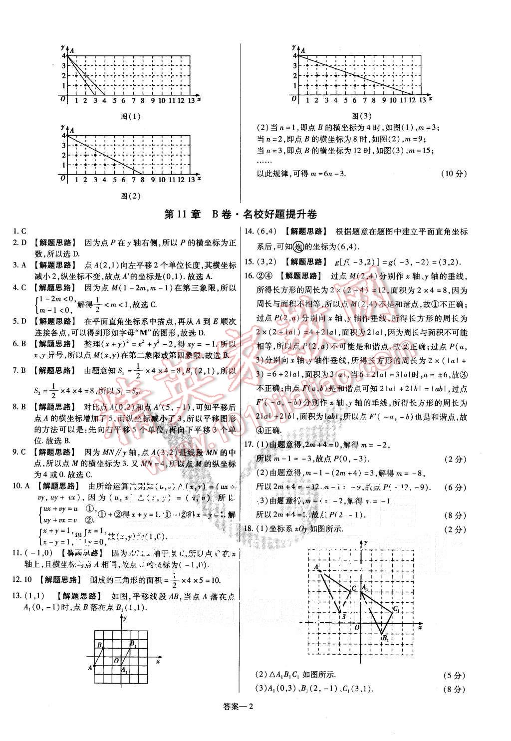 2015年金考卷活頁題選八年級數(shù)學上冊滬科版 第2頁