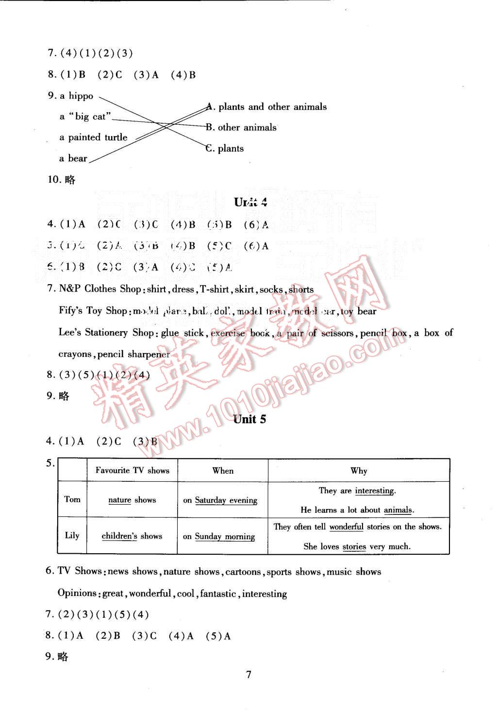 2015年海淀名师伴你学同步学练测五年级英语上册 第7页