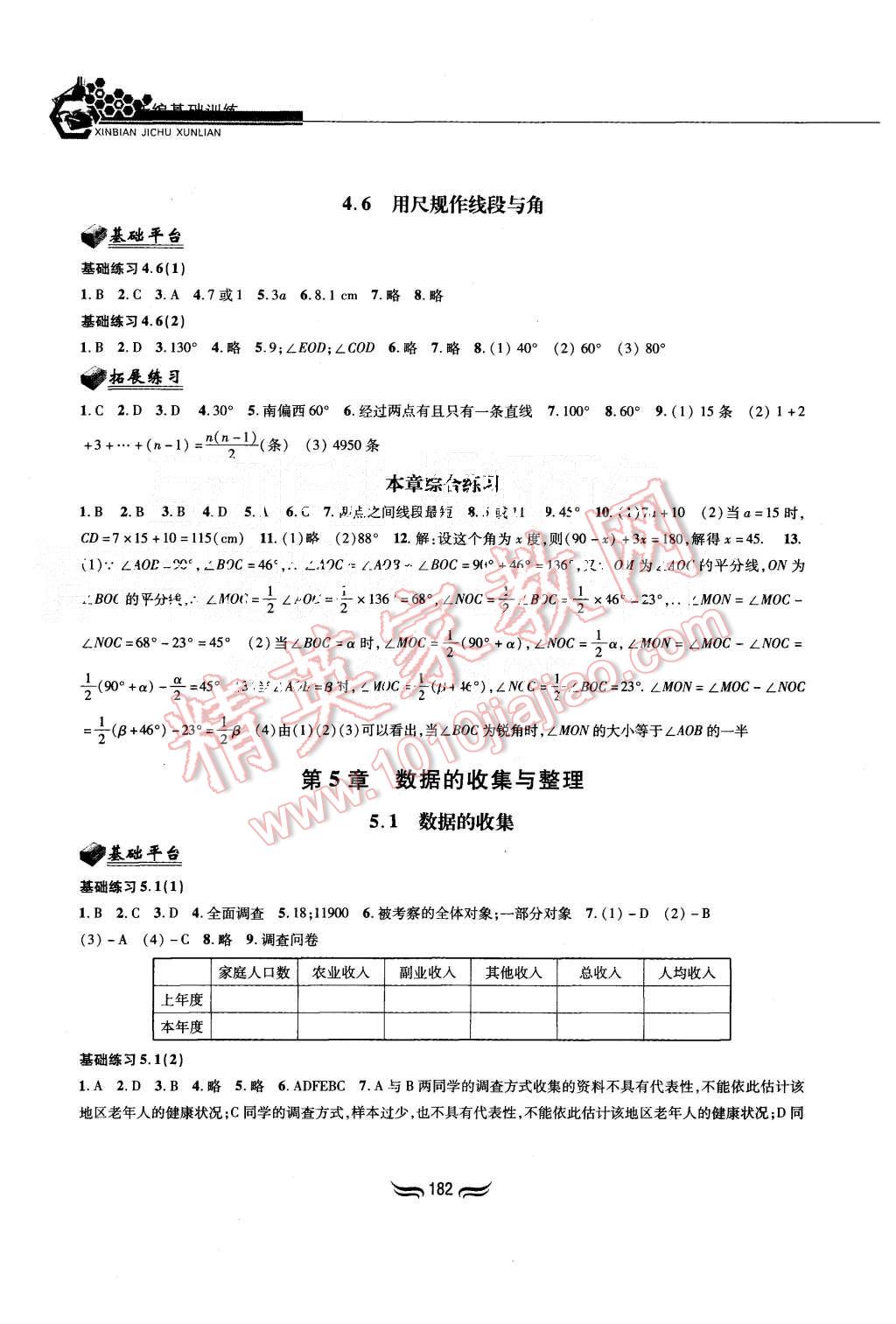 2015年新編基礎(chǔ)訓(xùn)練七年級(jí)數(shù)學(xué)上冊滬科版黃山書社 第12頁