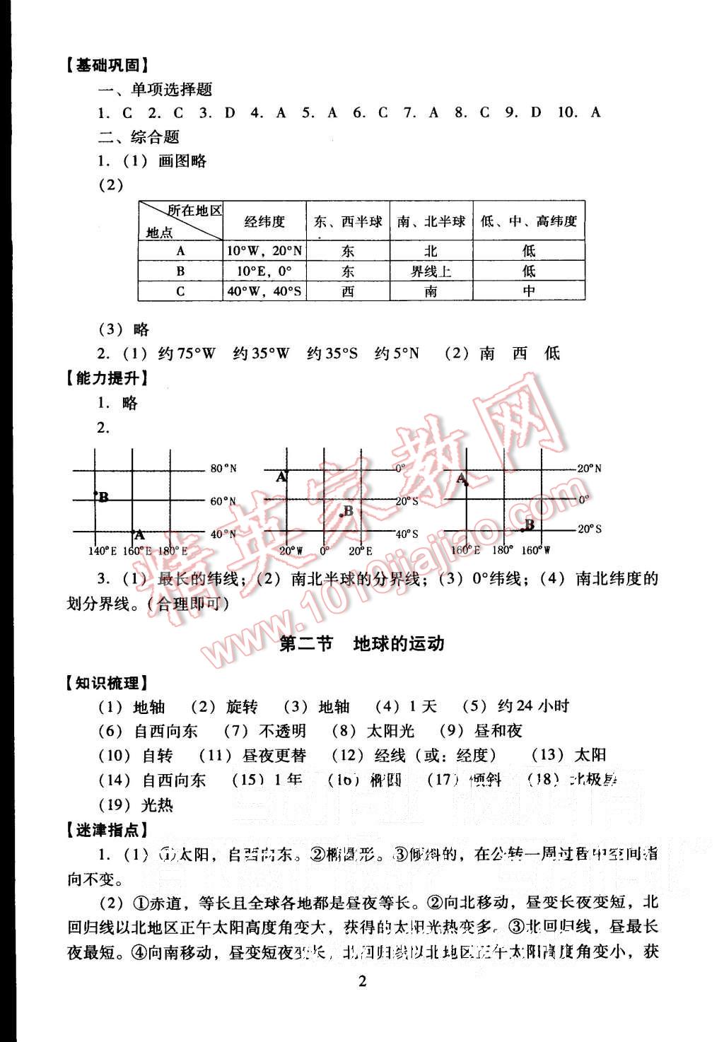 2015年海淀名師伴你學(xué)同步學(xué)練測七年級地理上冊 第2頁