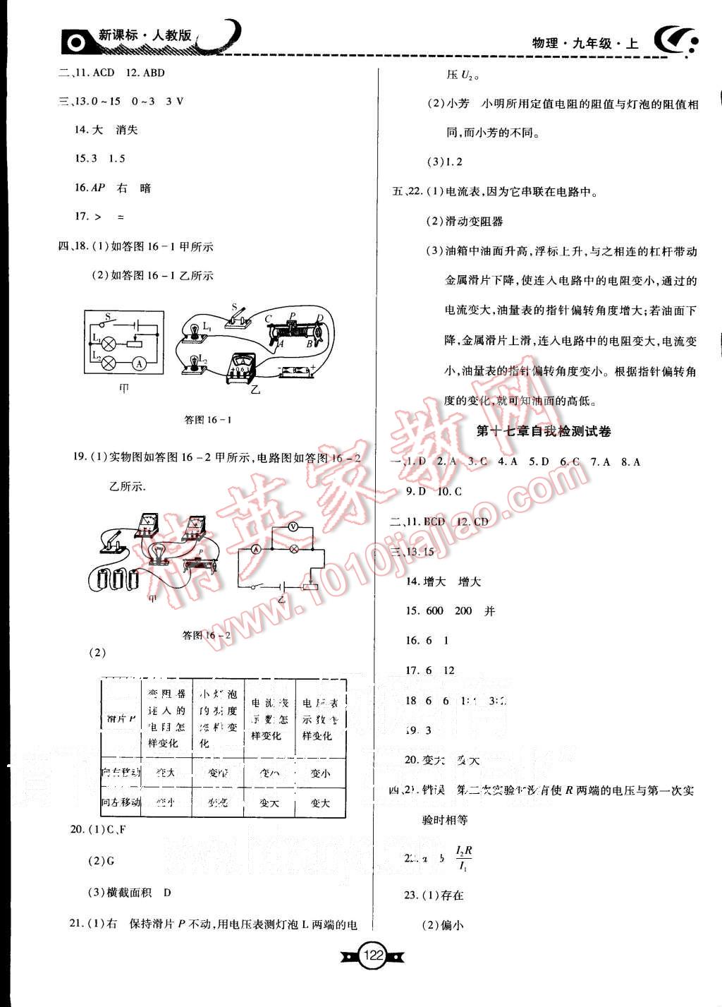 2015年赢在新课堂九年级物理上册人教版 第14页