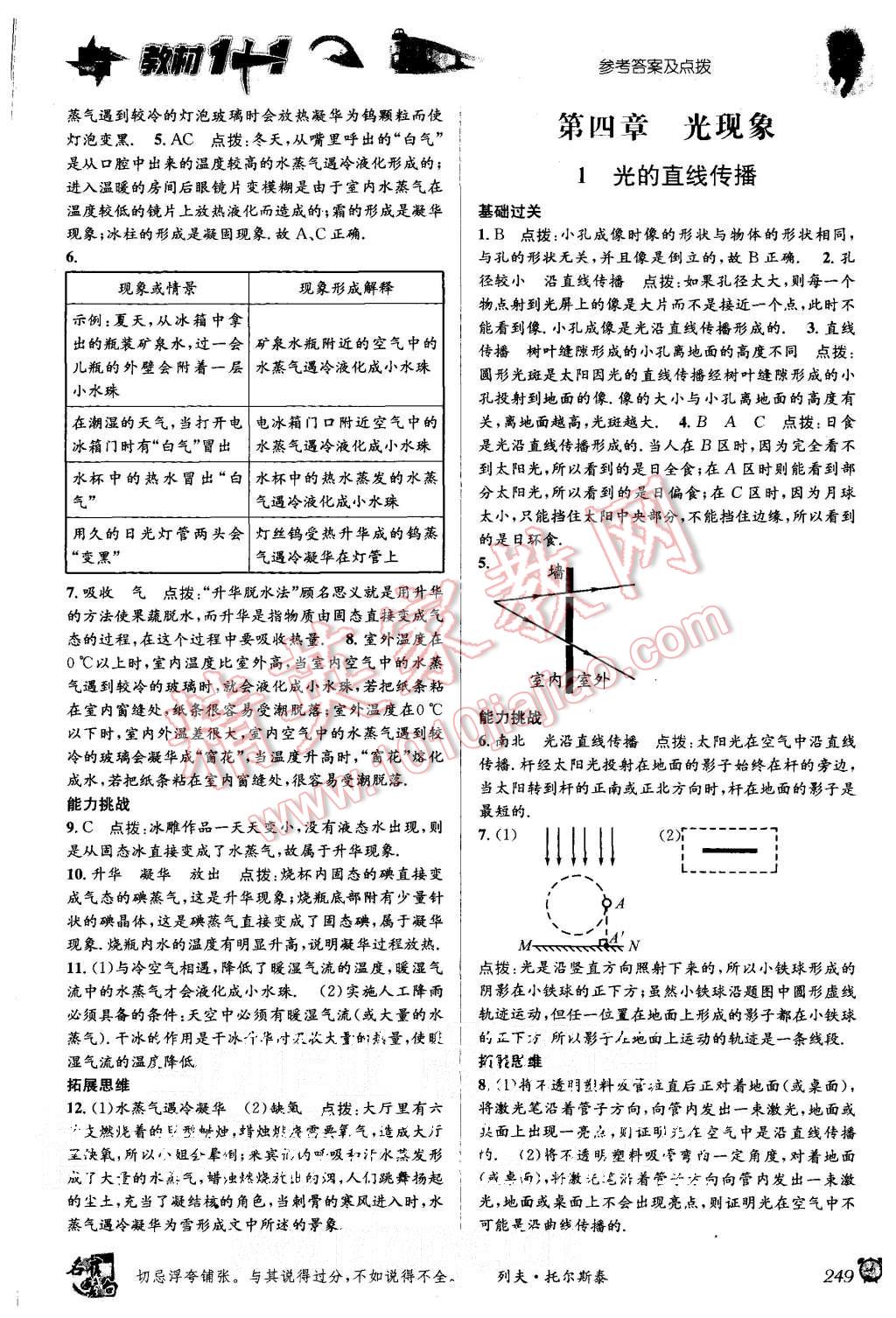 2015年教材1加1八年級物理上冊人教版 第7頁