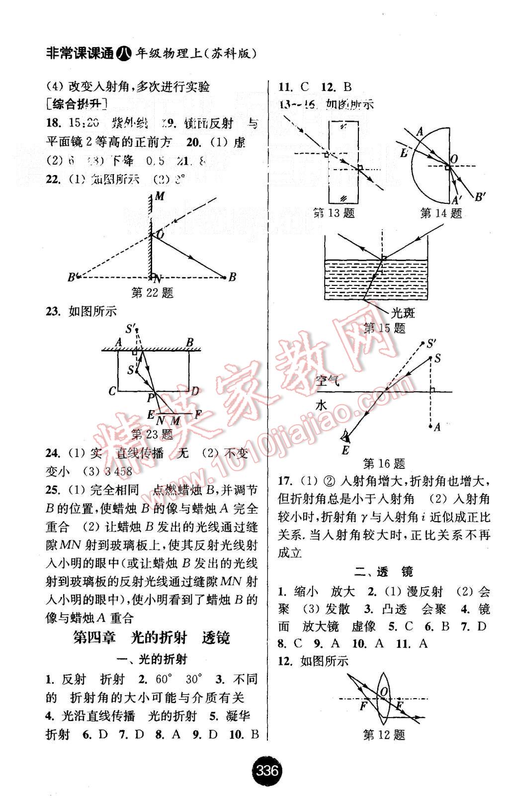 2015年通城學(xué)典非常課課通八年級(jí)物理上冊蘇科版 第6頁