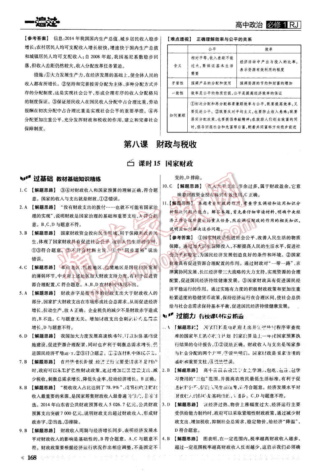 2015年一遍過高中政治必修1人教版 第24頁