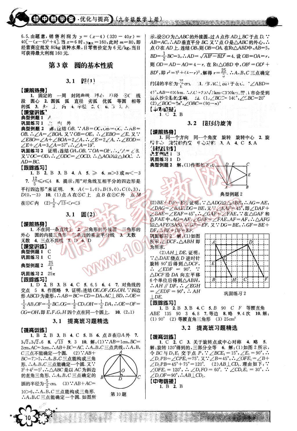 2015年初中新學案優(yōu)化與提高九年級數(shù)學全一冊 第10頁