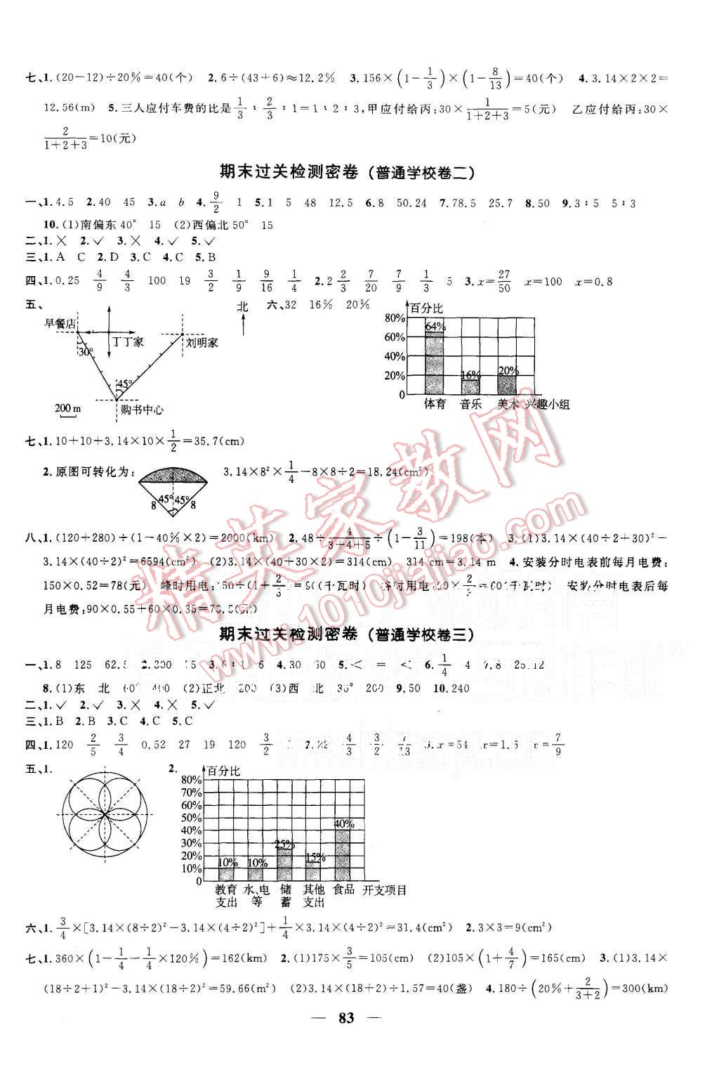 2015年一線名師全優(yōu)好卷六年級數(shù)學上冊人教版 第7頁