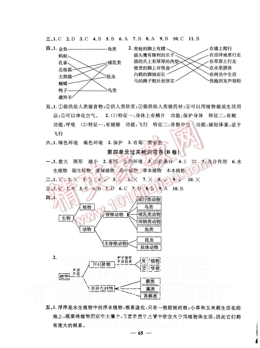 2015年一線名師全優(yōu)好卷六年級(jí)科學(xué)上冊(cè)教科版 第5頁(yè)