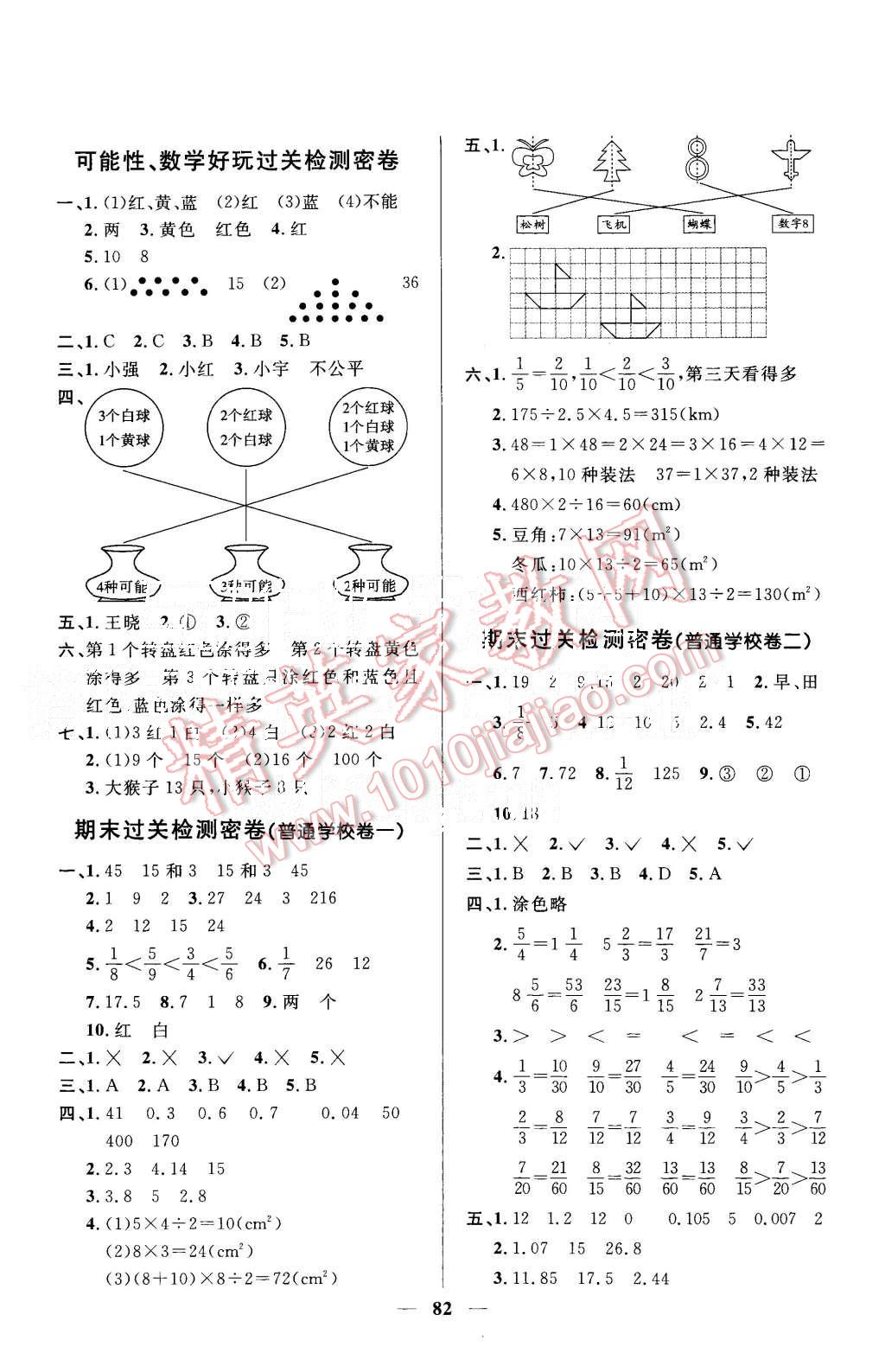 2015年一線名師全優(yōu)好卷五年級(jí)數(shù)學(xué)上冊(cè)北師大版 第6頁(yè)