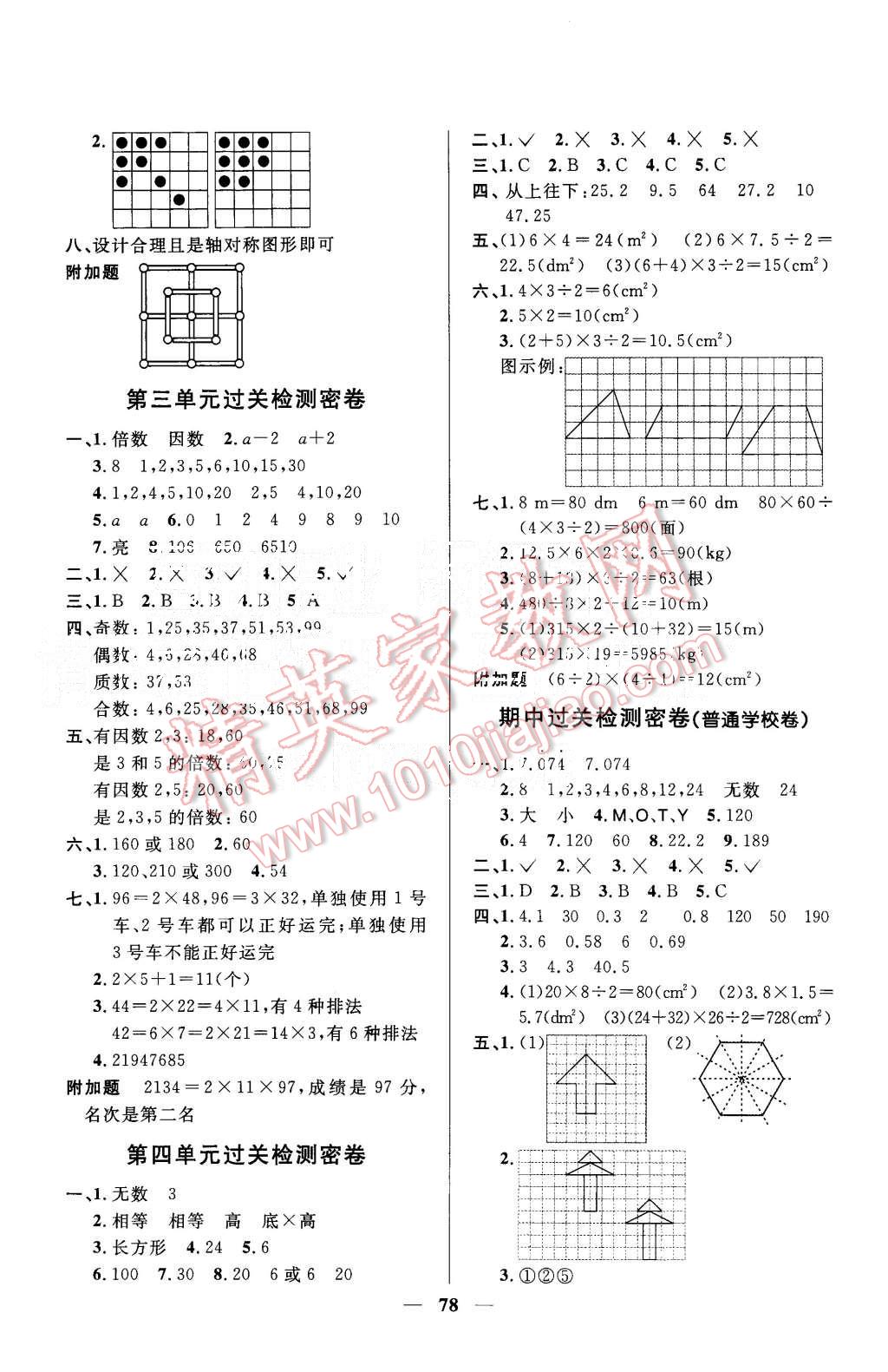 2015年一線名師全優(yōu)好卷五年級(jí)數(shù)學(xué)上冊(cè)北師大版 第2頁(yè)