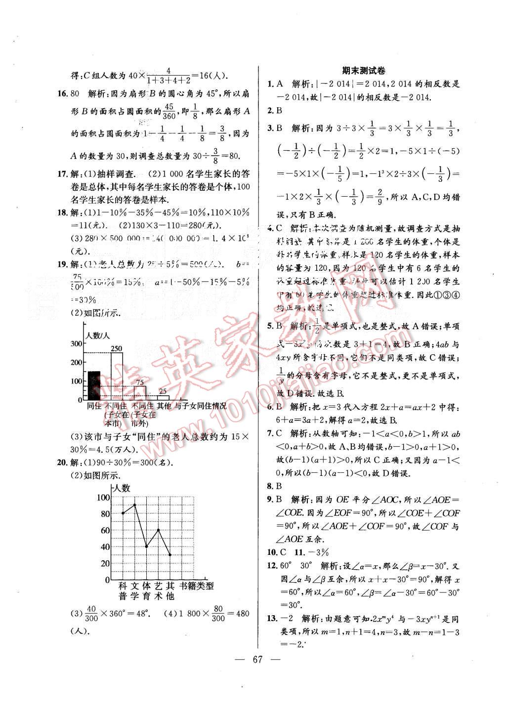 2015年創(chuàng)優(yōu)課時(shí)訓(xùn)練七年級(jí)數(shù)學(xué)上冊(cè)滬科版 第38頁(yè)