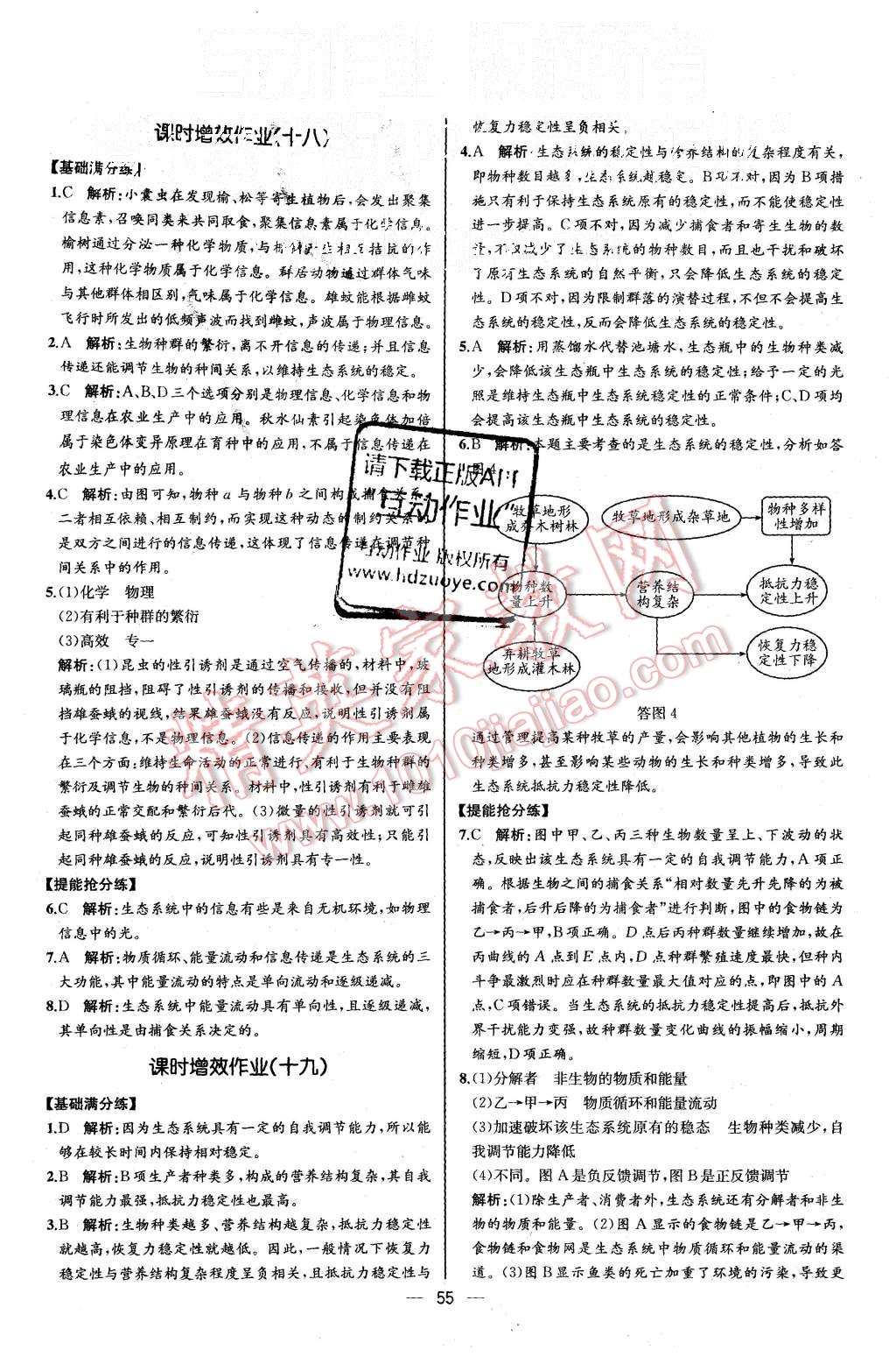 2015年同步導學案課時練高中生物必修3穩(wěn)態(tài)與環(huán)境人教版 第13頁