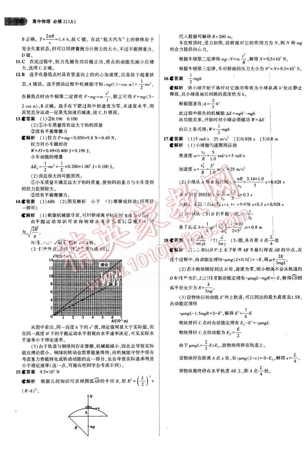 2015年5年高考3年模擬高中物理必修2魯科版 第30頁(yè)