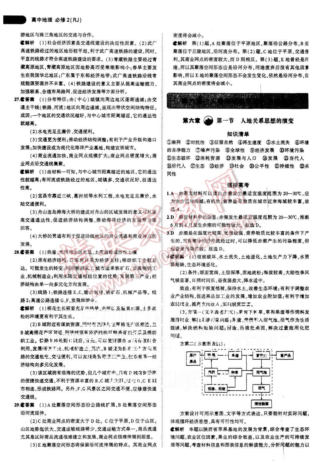 2015年5年高考3年模擬高中地理必修2人教版 第19頁