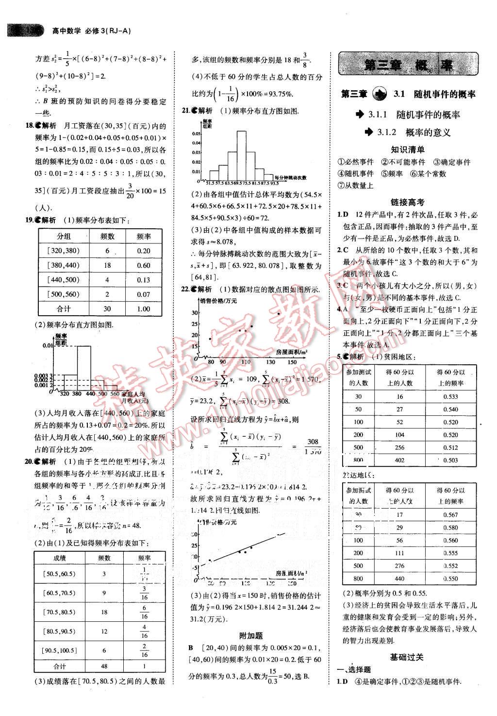 2015年5年高考3年模擬高中數(shù)學必修3人教A版 第15頁