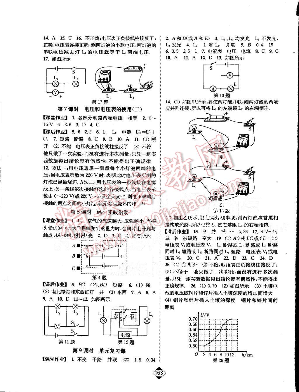 2015年輕松作業(yè)本九年級物理上冊新課標(biāo)江蘇版 第9頁