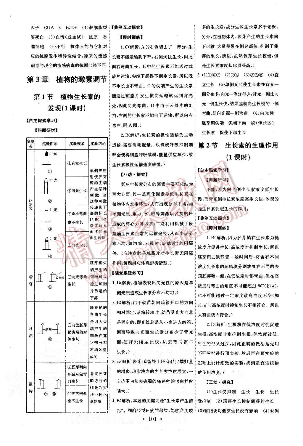 2015年能力培養(yǎng)與測試生物必修3人教版 第5頁