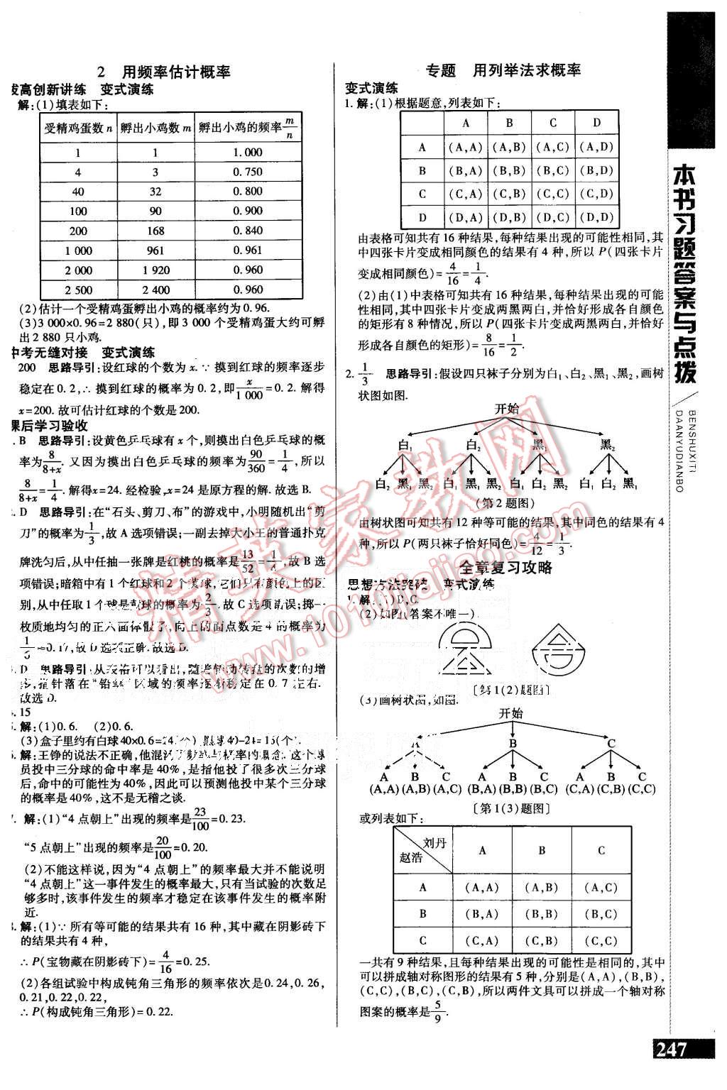 2015年倍速學(xué)習(xí)法九年級(jí)數(shù)學(xué)上冊(cè)北師大版 第13頁(yè)