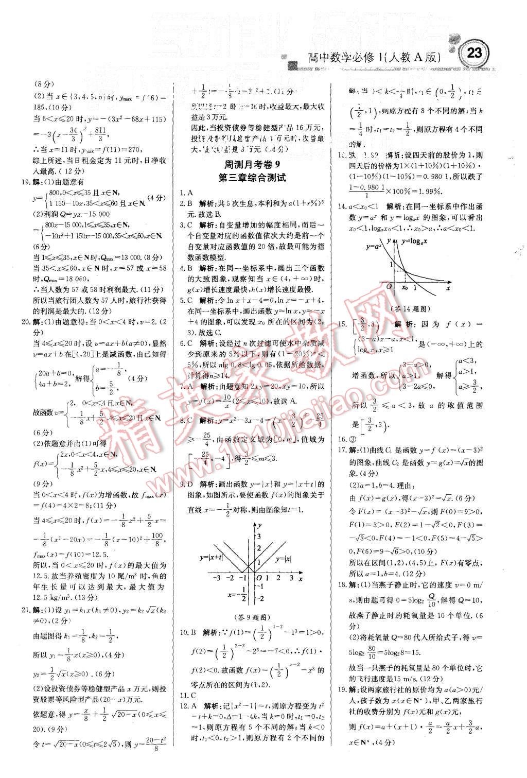 2015年輕巧奪冠周測月考直通高考高中數(shù)學必修1人教A版 第23頁