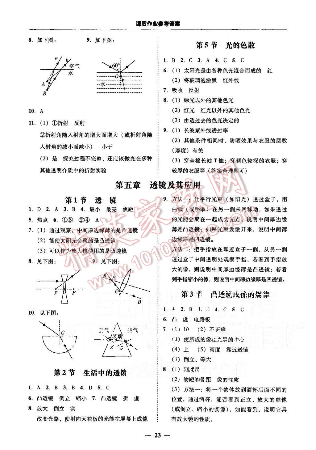 2015年易百分百分导学八年级物理上册人教版 第21页