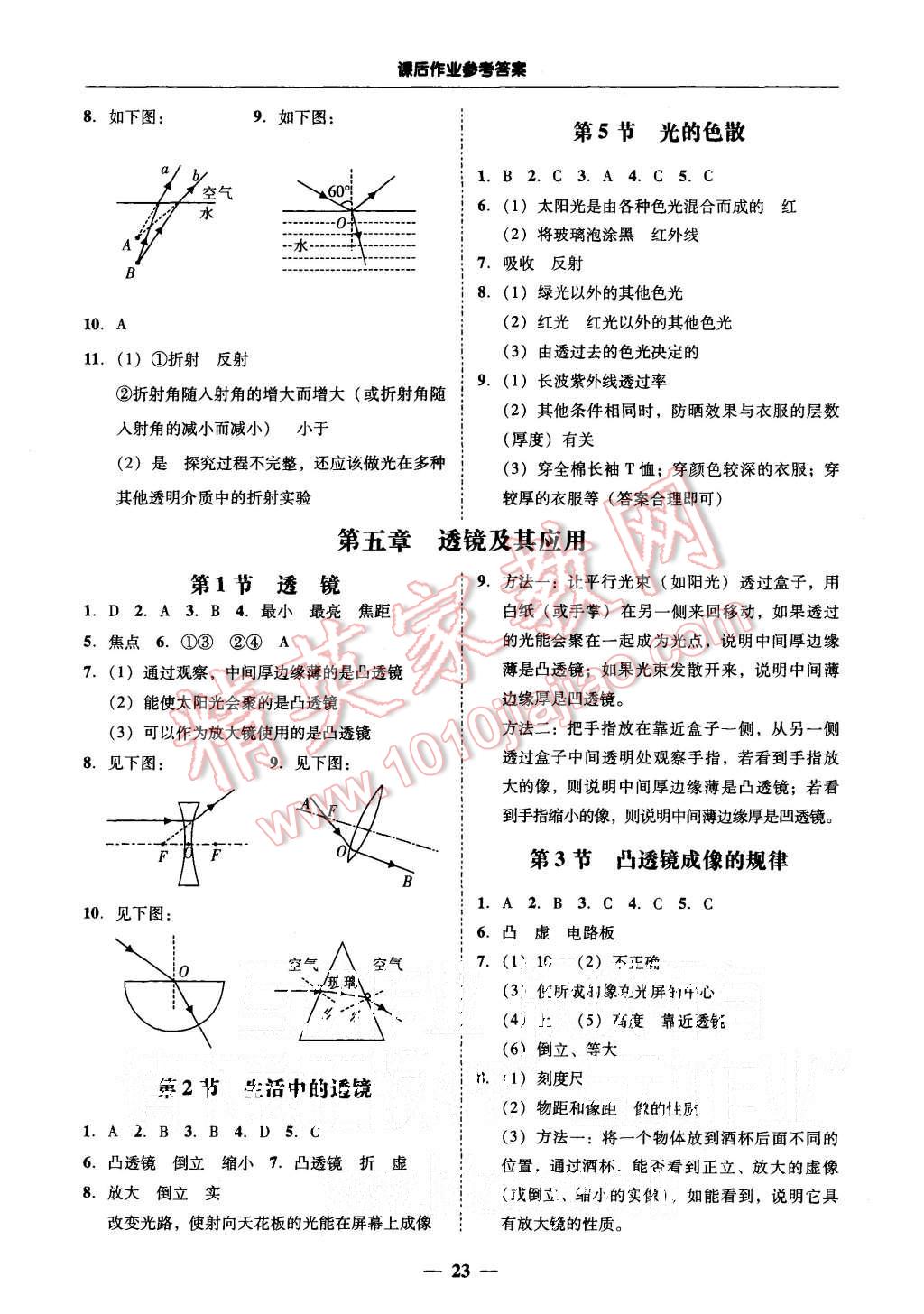 2015年易百分百分導(dǎo)學(xué)八年級(jí)物理上冊(cè)粵滬版 第21頁(yè)