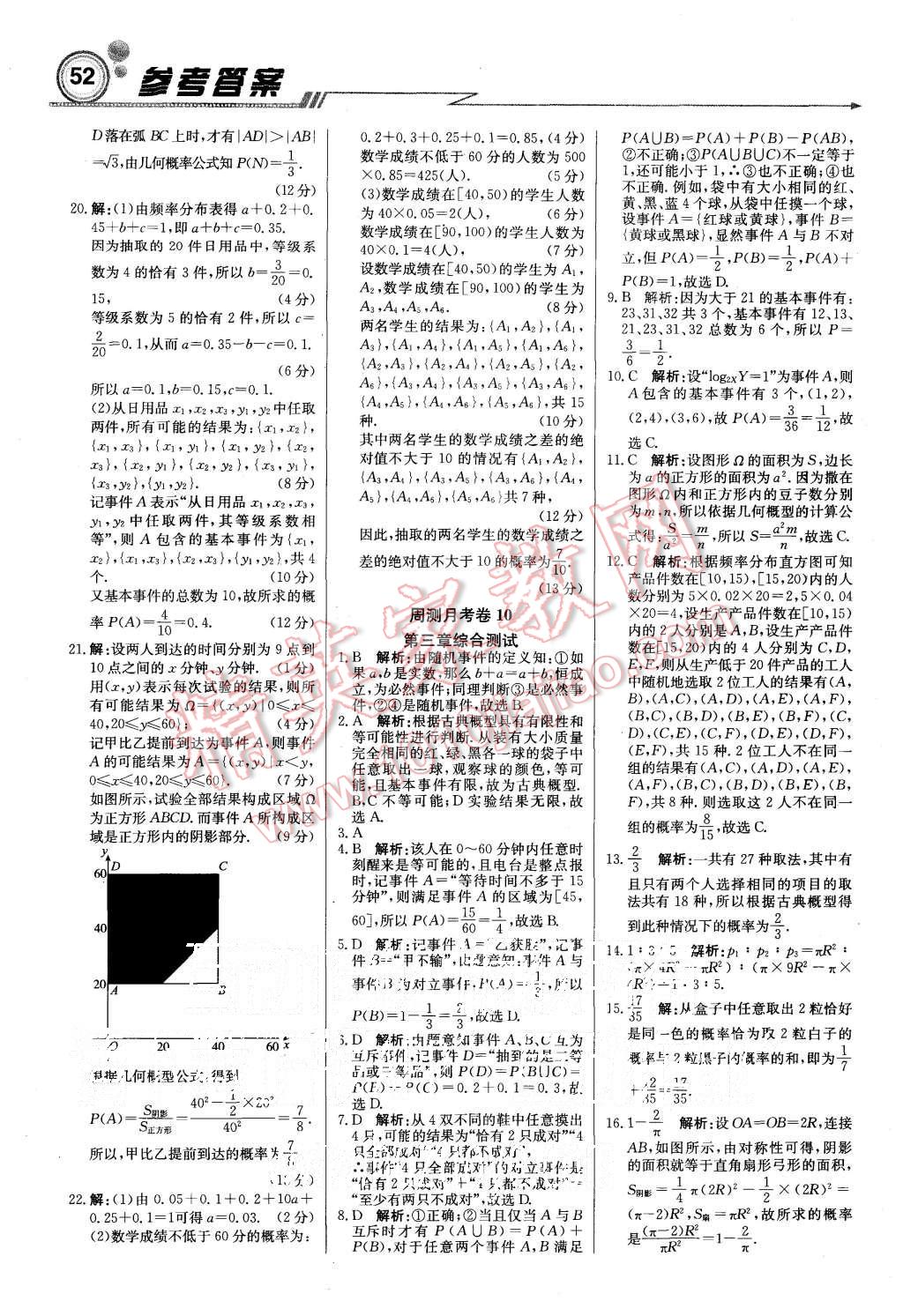 2015年輕巧奪冠周測(cè)月考直通高考高中數(shù)學(xué)必修3人教A版 第20頁(yè)