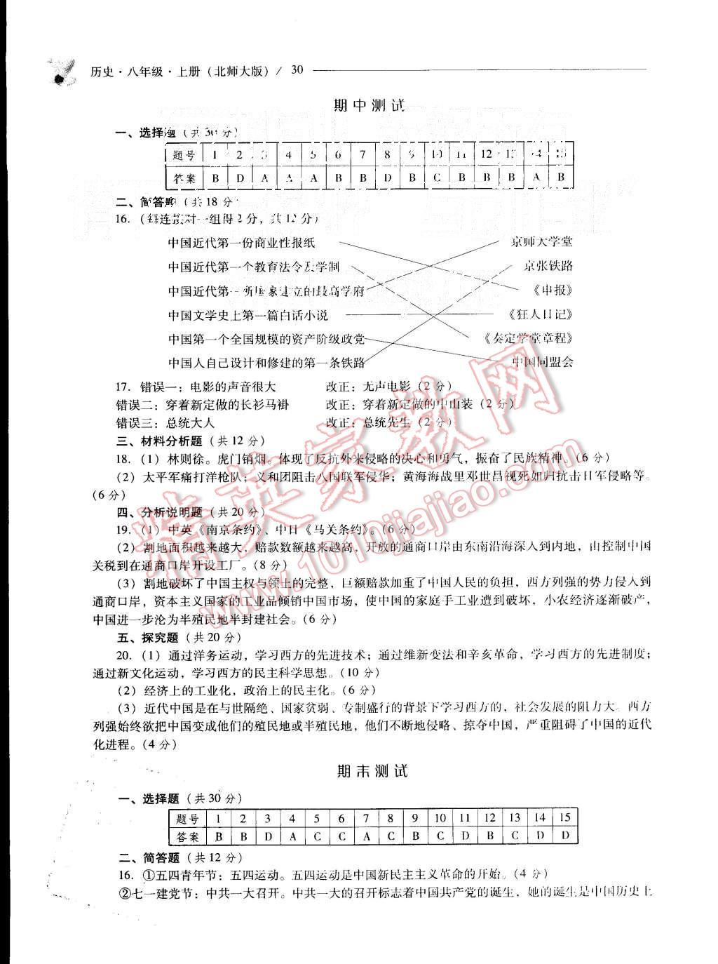 2015年新課程問題解決導(dǎo)學方案七年級歷史上冊北師大版 第30頁